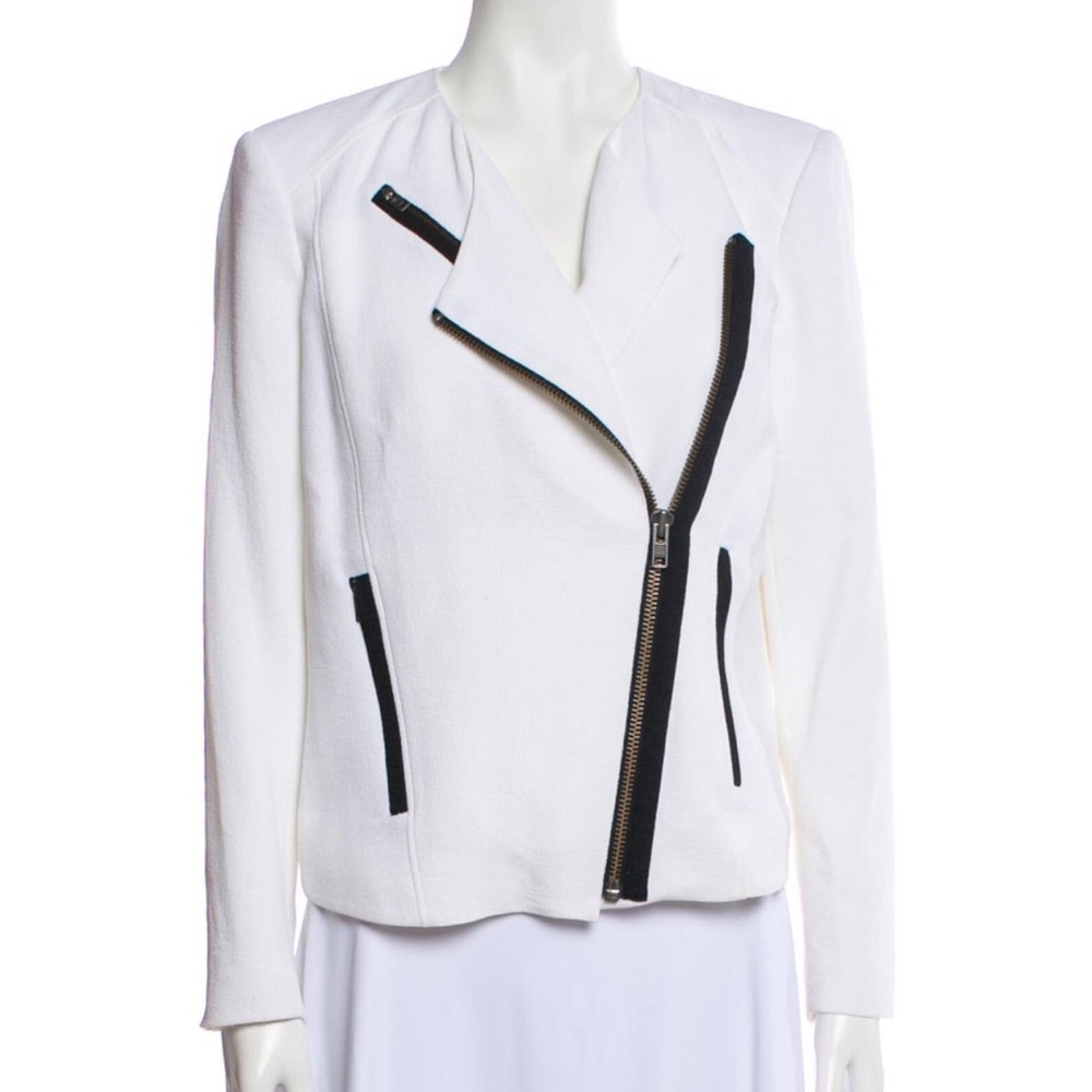 Helmut Lang White and Black Women's Blazer